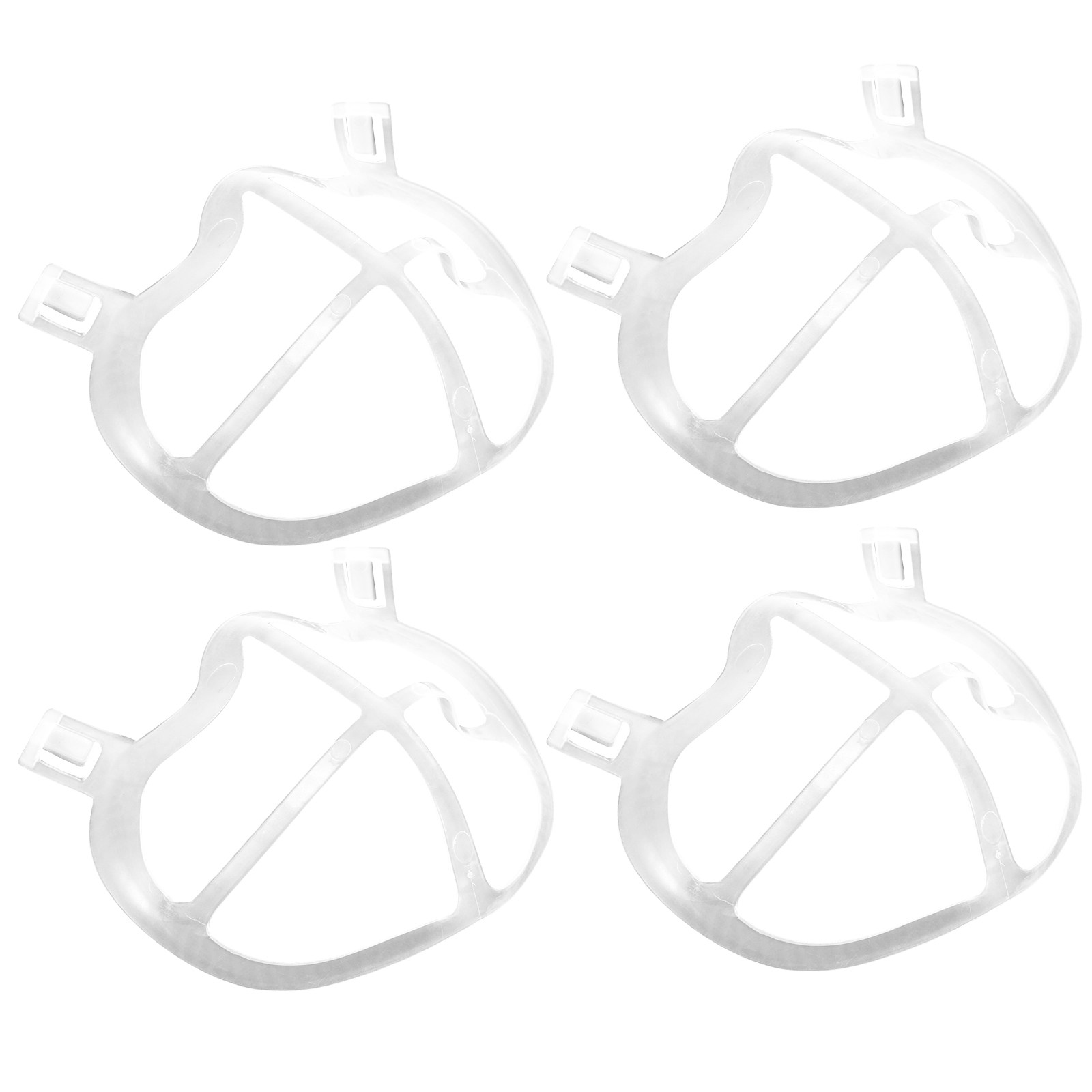 Silicone Mask Bracket - 10個入りシリコンマスクホルダー 内部サポートブラケット 3D顔にフィット 通気性 再利用可能 耐熱性
