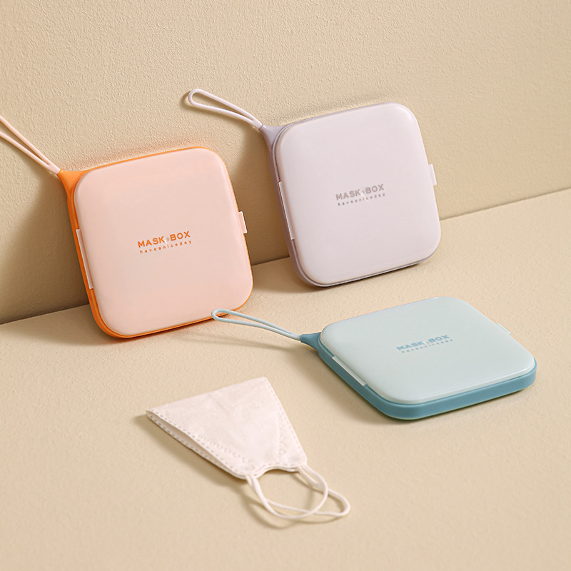 Face Mask Storage Box - 再利用可能な防塵マスク,1ピース,マウスマスク用収納バッグ