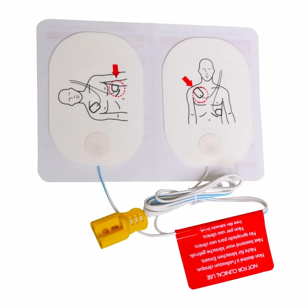 Philips Healthcare Heartstart - 1 ペア交換用成人用トレーニングパッドパッチ、フィリップス/ラーエルダル ハートスタート AED トレーナー 2