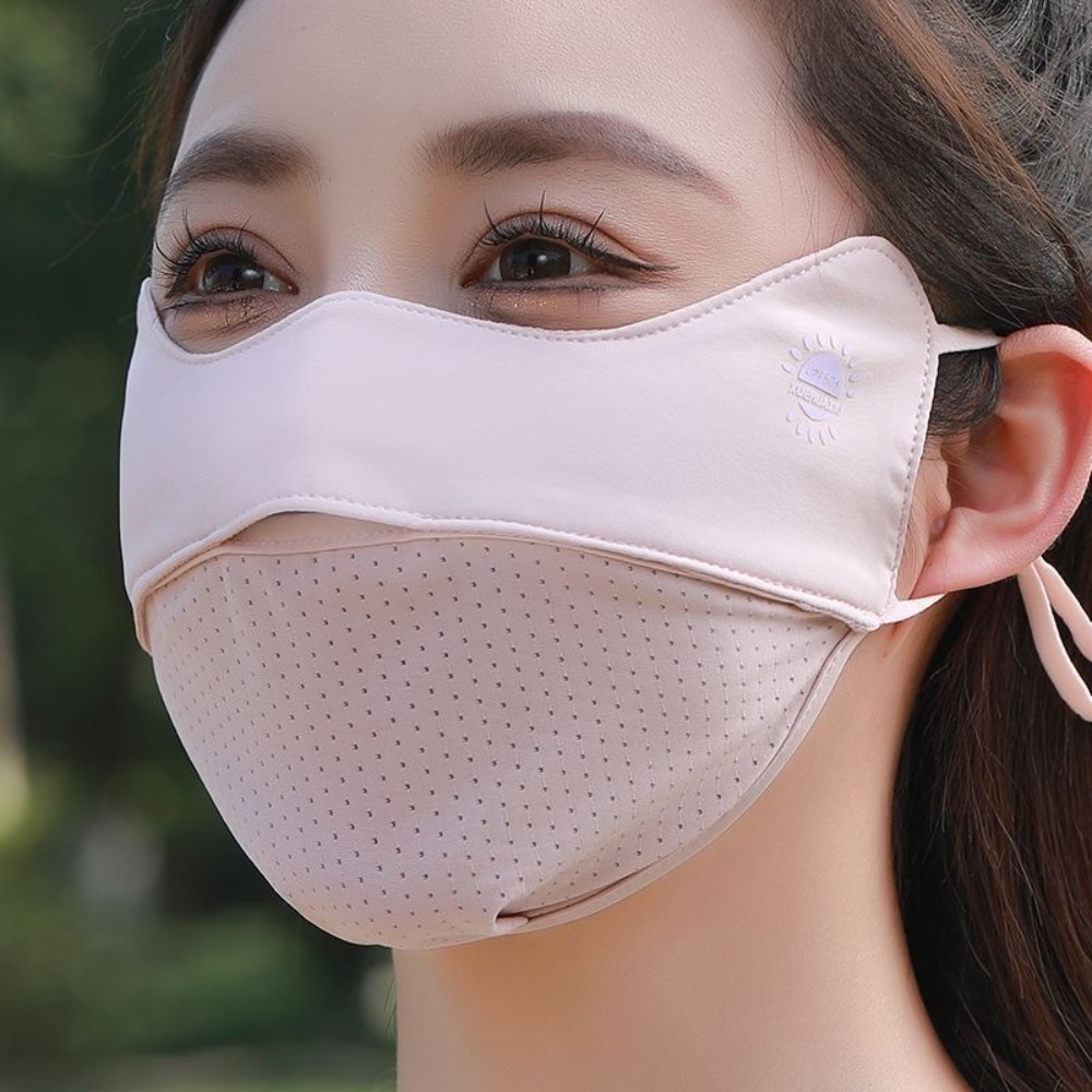 新しい通気性のあるアイスシルクマスク洗える防塵乗馬フェイスマ - Cloth Face Mask Washable のレビューと価格