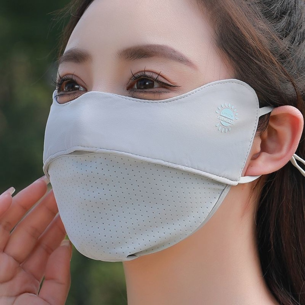 新しい通気性のあるアイスシルクマスク洗える防塵乗馬フェイスマ - Cloth Face Mask Washable のレビューと価格