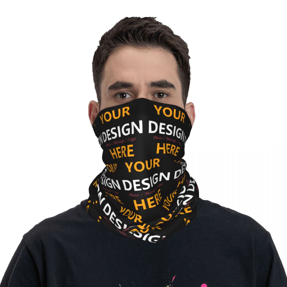 カスタムデザインはこちら バンダナ ネックゲイター フェイス - Neck Gaiter Face Cover のレビューと価格