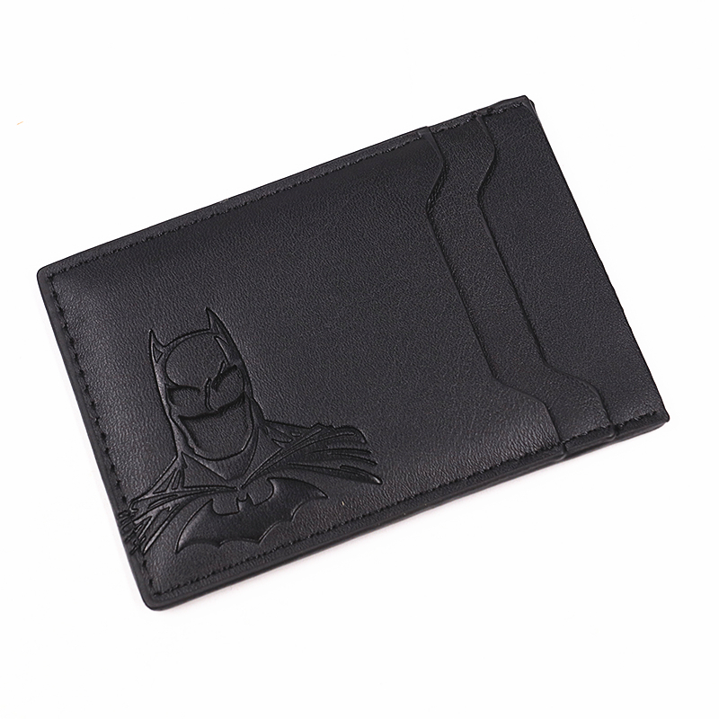 男性用バットIDウォレット、レザー製スリムカードホルダーケー - Face Mask Storage Box のレビューと価格