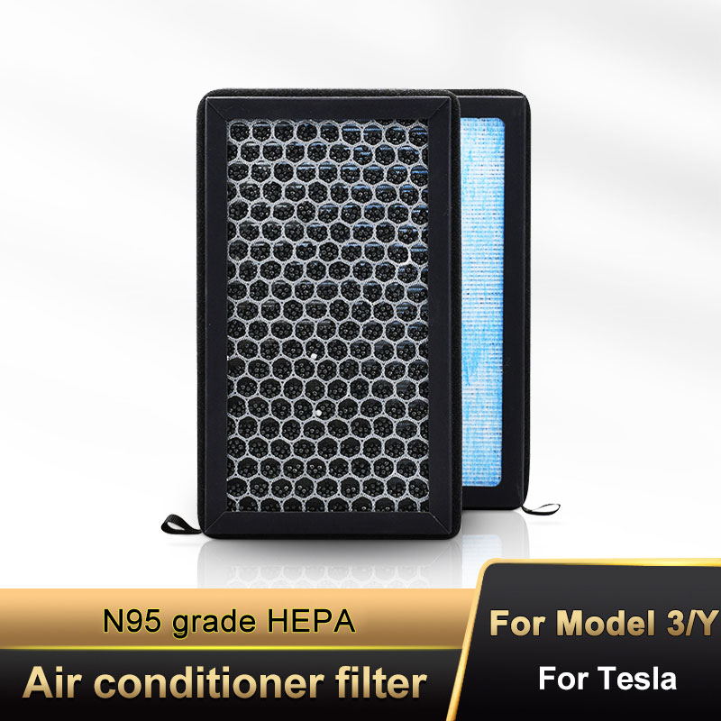 2 個テスラモデル 3 モデル Y HEPA N95 カーボ - Filter Replacement N95 のレビューと価格