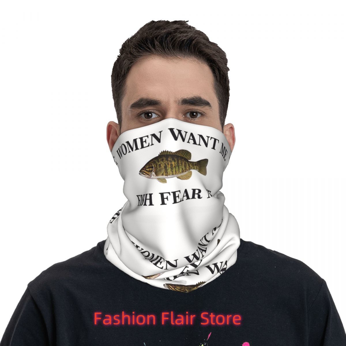フィッシュネックゲートルフェイススカーフカバーネックゲートル - Neck Gaiter Face Cover のレビューと価格
