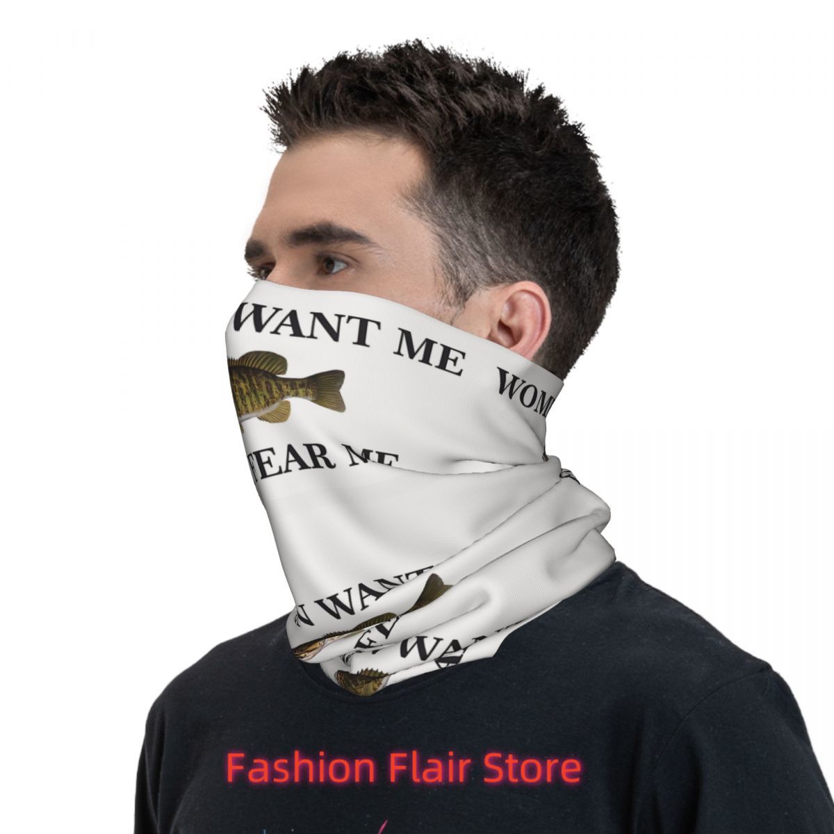 フィッシュネックゲートルフェイススカーフカバーネックゲートル - Neck Gaiter Face Cover のレビューと価格