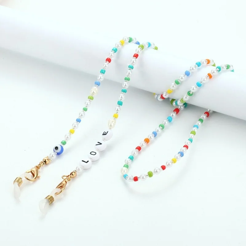 女性用時計ストラップ,調節可能なネックチェーン付きのトレンデ - Mask Chain Holder のレビューと価格