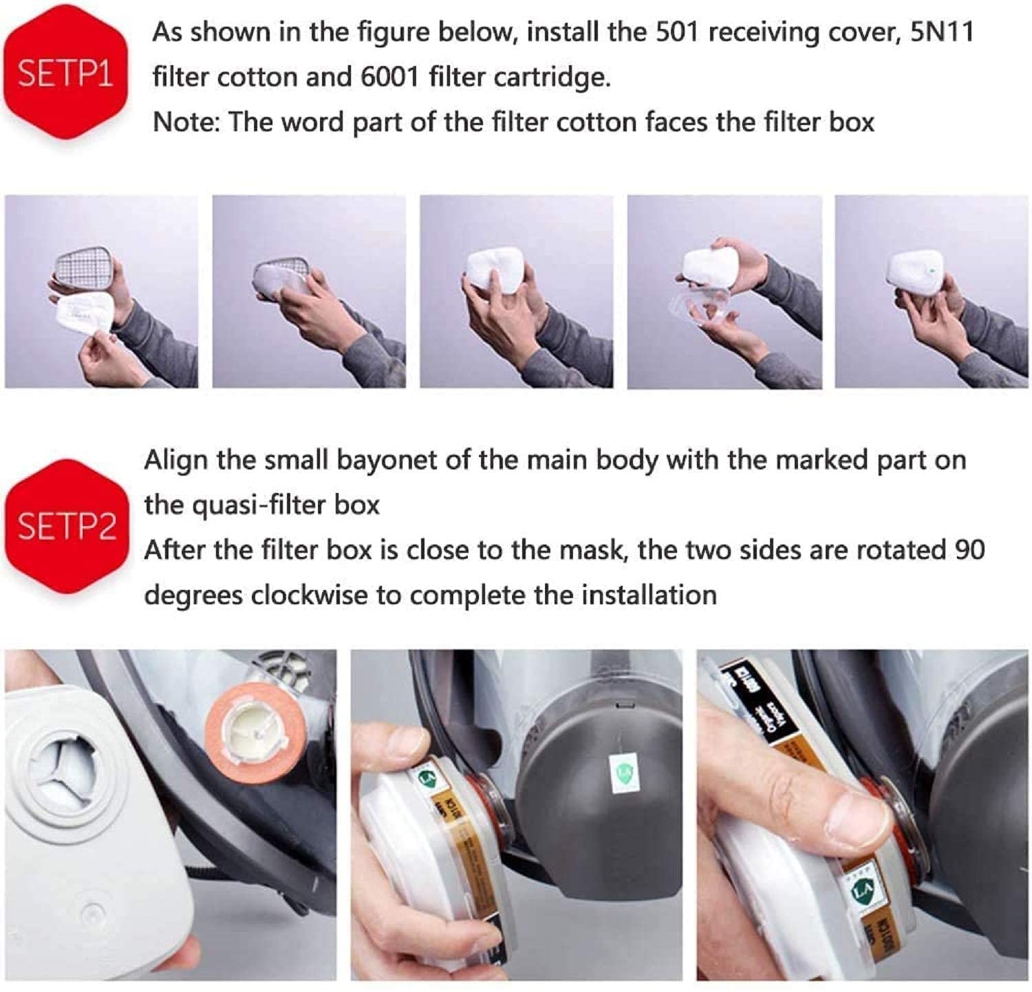 ガスマスク6200セット 車両塗装スプレー用 カートリッジボ - Face Mask Storage Box のレビューと価格
