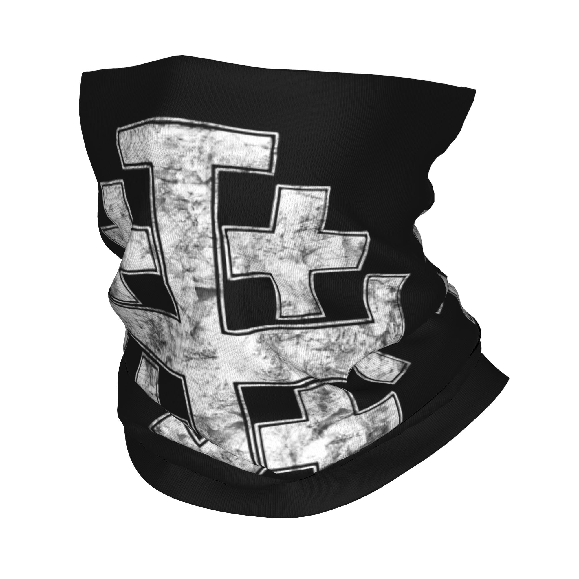 騎士エルサレムクロスクリスチャンバンダナネックカバーバラクラ - Neck Gaiter Face Cover のレビューと価格